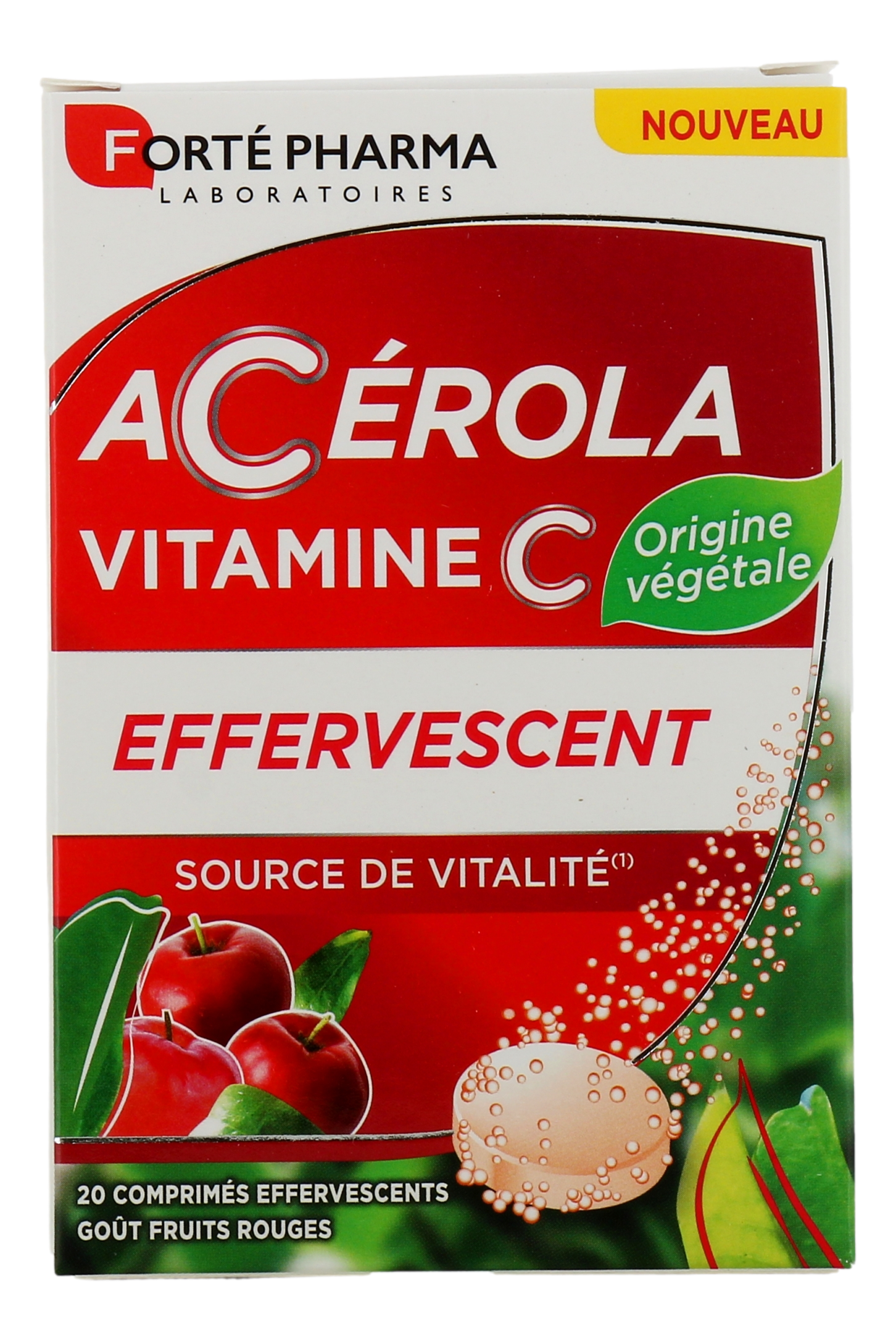 ACEROLA EFFERVESCENT Vitamine C 20 comprimés